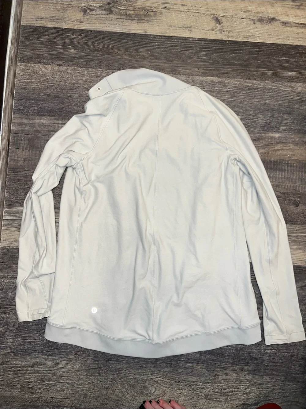 Lululemon That’s A Wrap Jacket Heathered Light Gray Size 6